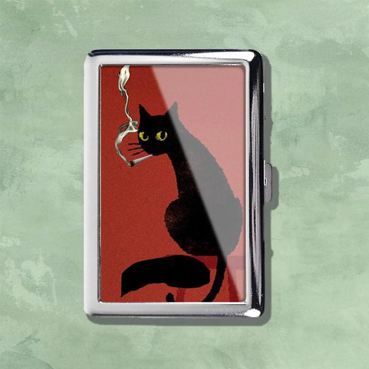 Black Cat Cigarette Case